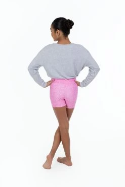 BLOCH X Flo Active Nicole Bike Shorts -Dance Gear Outlet Store 0021 FM1526MVGreyFM1210PTBack