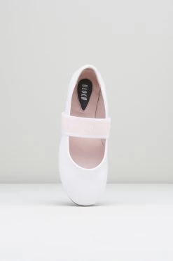 Girls Rhea Ballet Flats -Dance Gear Outlet Store BG2013 WHT 2201 caf8a689 0079 492d ab36 481eb69ca77c