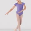 Girls Dujour Cap Sleeve Leotard