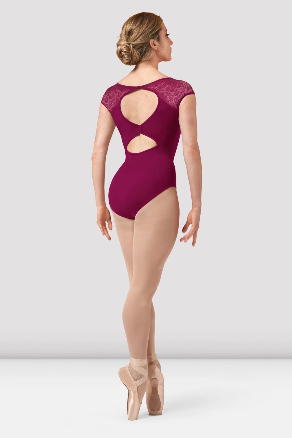 Ladies Emma Cap Sleeve Leotard 2 Ladies Emma Cap Sleeve Leotard - Image 2