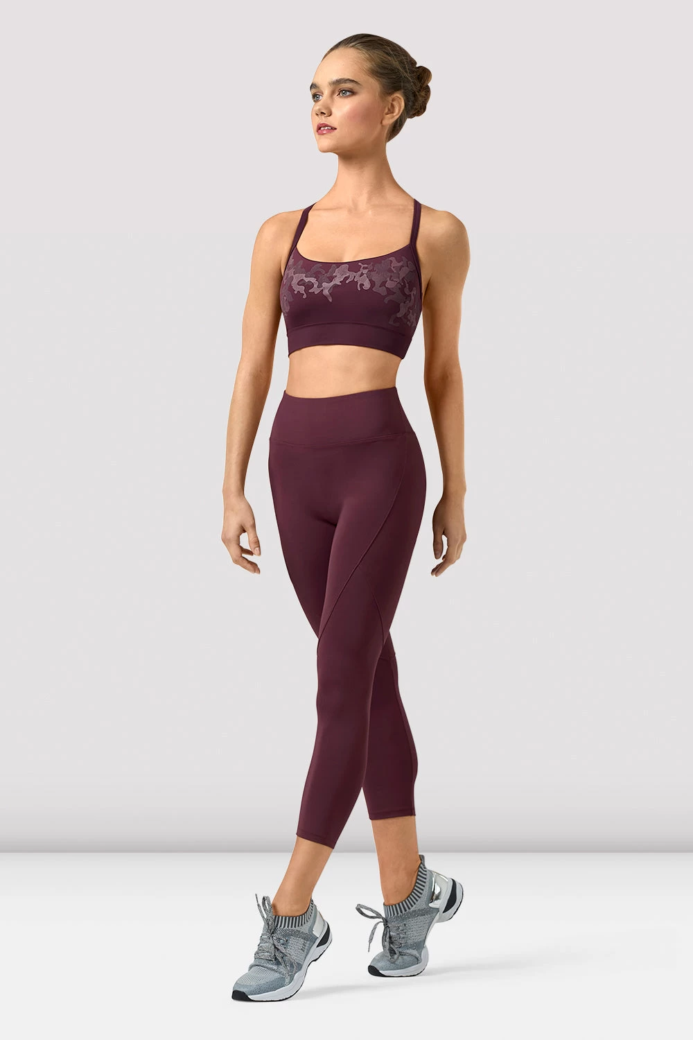 Ladies Tiana Panelled 7/8th Leggings 1 Ladies Tiana Panelled 7/8th Leggings