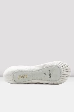 Toddler Dansoft Leather Ballet Shoes -Dance Gear Outlet Store S0205G WHT 05 3cc8ad78 6eef 4367 9aee 6a235e05a1da