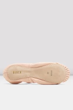 Toddlers Belle Leather Ballet Shoes -Dance Gear Outlet Store S0227L TPK 05 5fc2226d cd94 4c28 a445 0f10ffb916c4