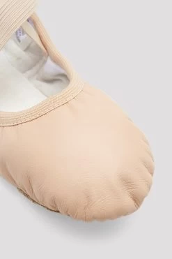 Ladies Odette Leather Ballet Shoes -Dance Gear Outlet Store S0246L PNK 10