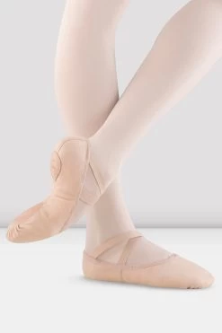 Ladies Pump Canvas Ballet Shoes -Dance Gear Outlet Store S0277L PNK 04
