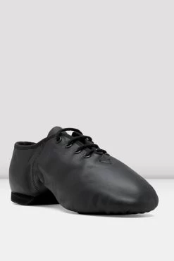 Mens Ultraflex Leather Jazz Shoes 10 Mens Ultraflex Leather Jazz Shoes -Dance Gear Outlet Store S0423L BLK 03
