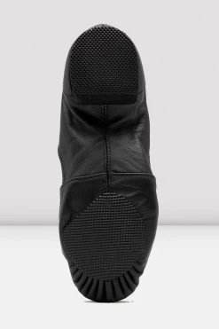 Ladies Leather Elasta Jazz Booties -Dance Gear Outlet Store S0499L BLK 06
