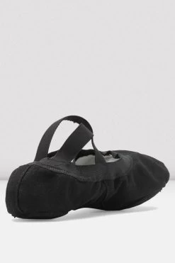 Ladies Pro Elastic Canvas Ballet Shoes -Dance Gear Outlet Store SLIbywDM