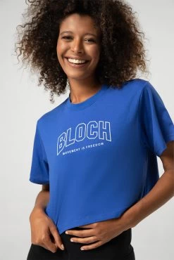 Ladies Heritage Bloch Print Crop Tee -Dance Gear Outlet Store ZLW5109 CBT 03
