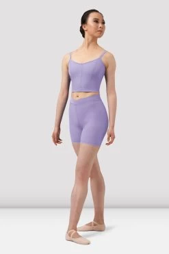 Ladies Mirella Chevron Camisole Crop Top