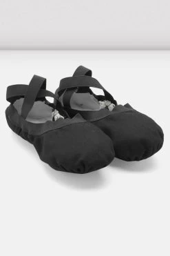 Ladies Pro Elastic Canvas Ballet Shoes -Dance Gear Outlet Store ZqMBrzLM