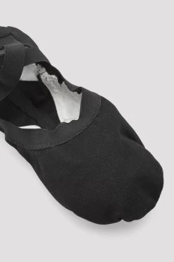 Ladies Pro Elastic Canvas Ballet Shoes -Dance Gear Outlet Store lzLiMHq8